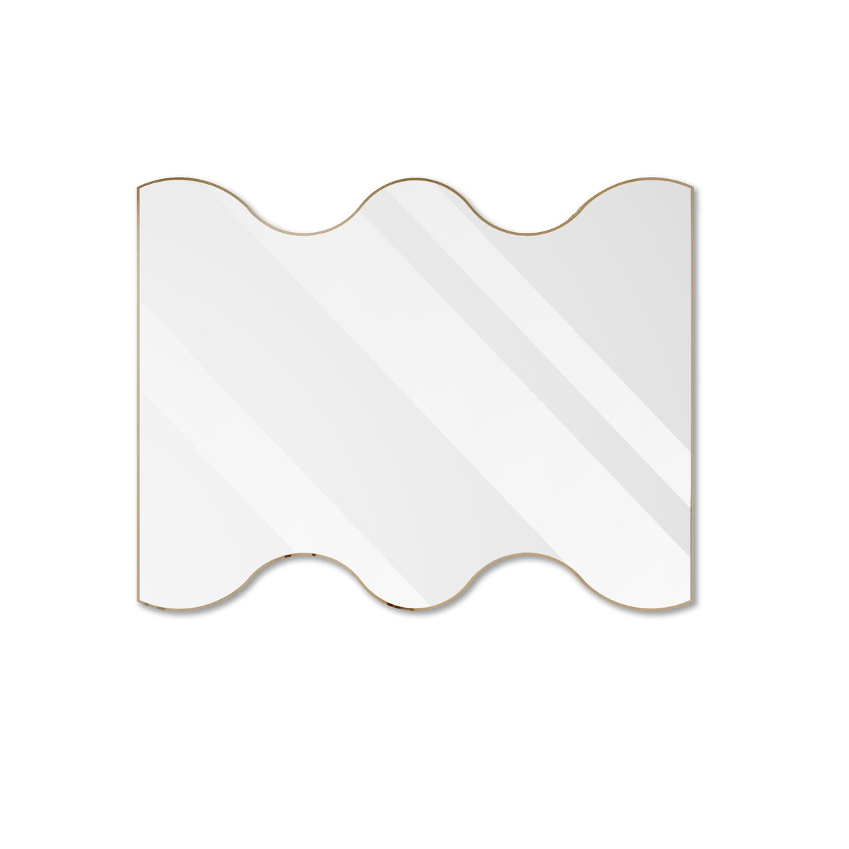 30x35” Rectangular Wall Mirror – Black Frame