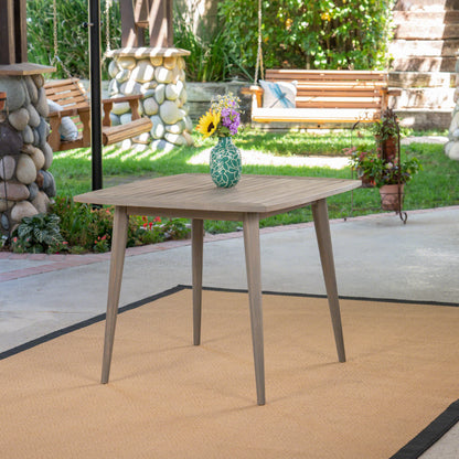 Acacia Dining Table for Outdoor Spaces Gray