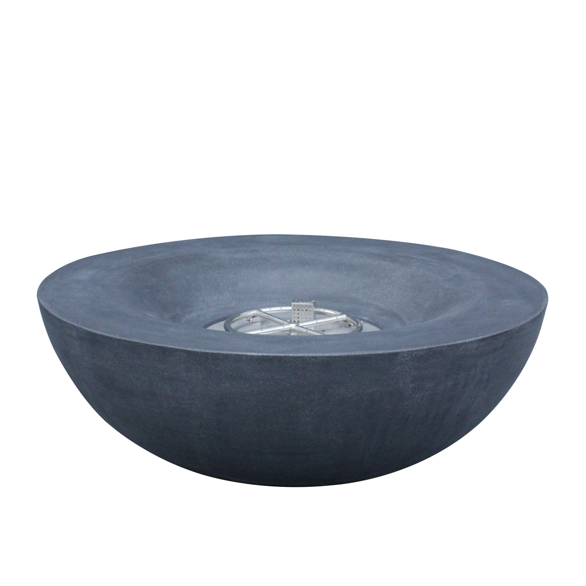 42-Inch Concrete Fire Pit Dark Gray