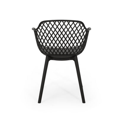 Poppy Fabric Accent Chair Gray
