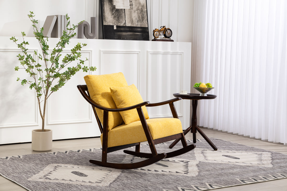 Woven Mid-Century Armchair Beige