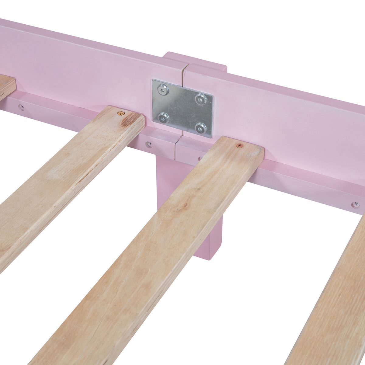Full Platform Bed Pink