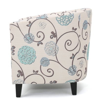 Plaza Velvet Club Chair – White
