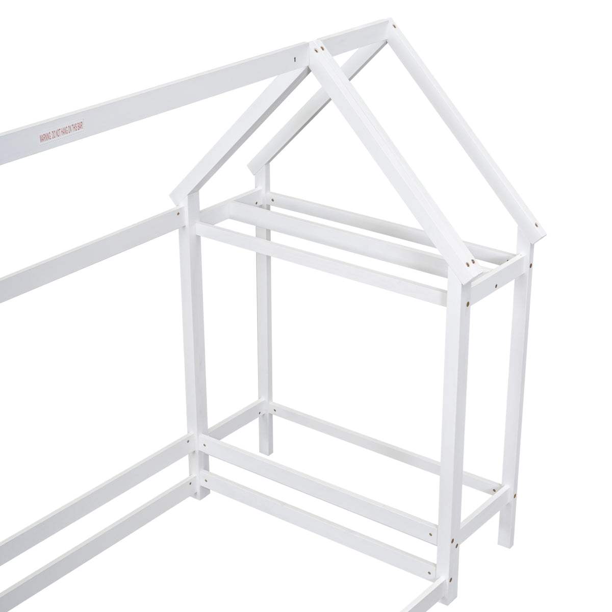 Twin House Bed White
