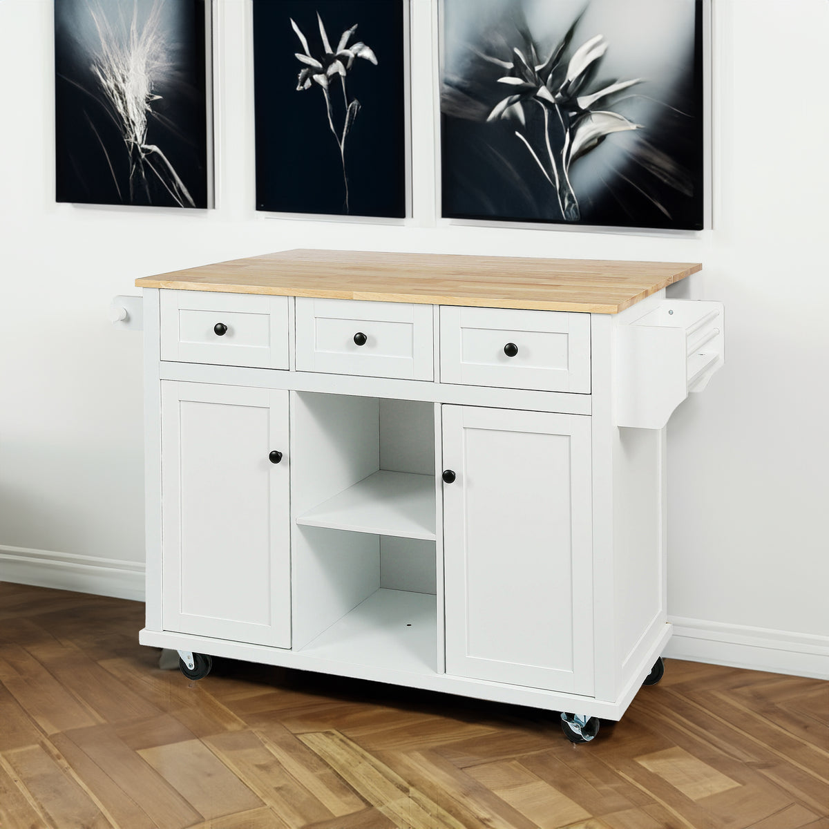 Kitchen Island Cart White