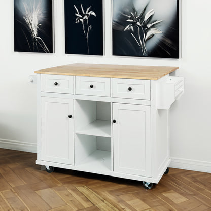 Kitchen Island Cart White