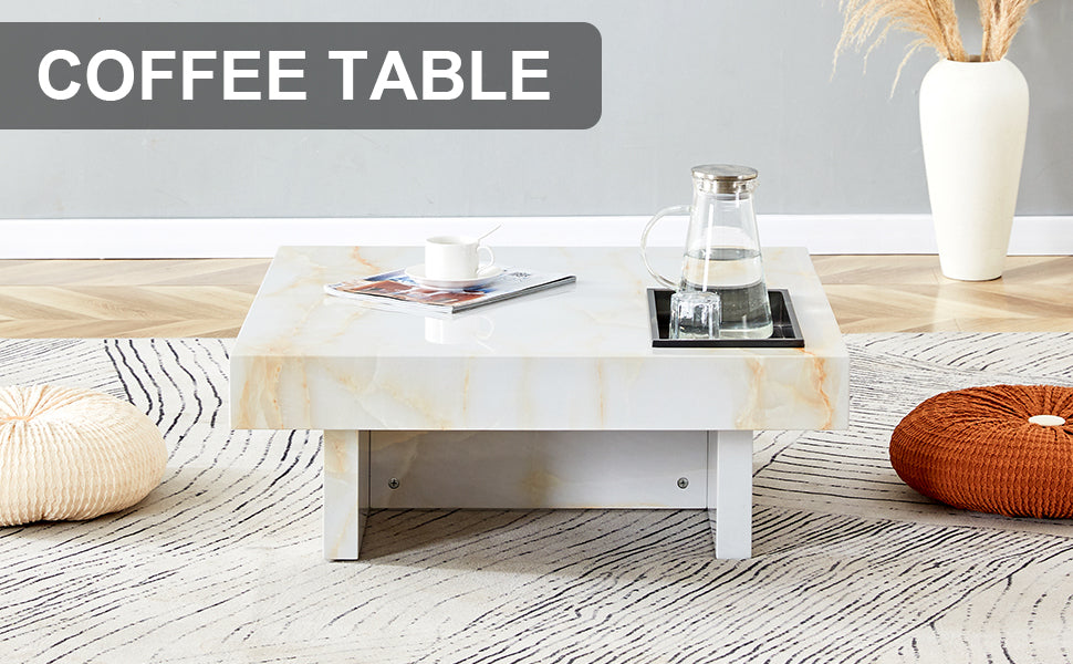 Modern Coffee Table Wood Finish