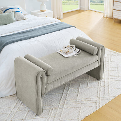 Bedroom Storage Island Cabinet Gray