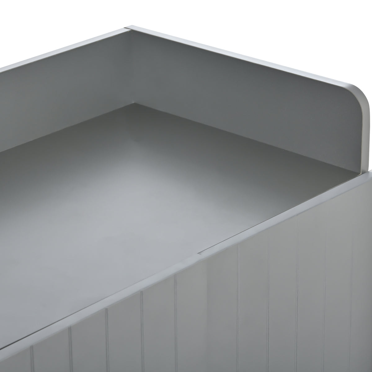 Multi-Layer Shoe Cabinet – Adjustable Matte Wood Edition