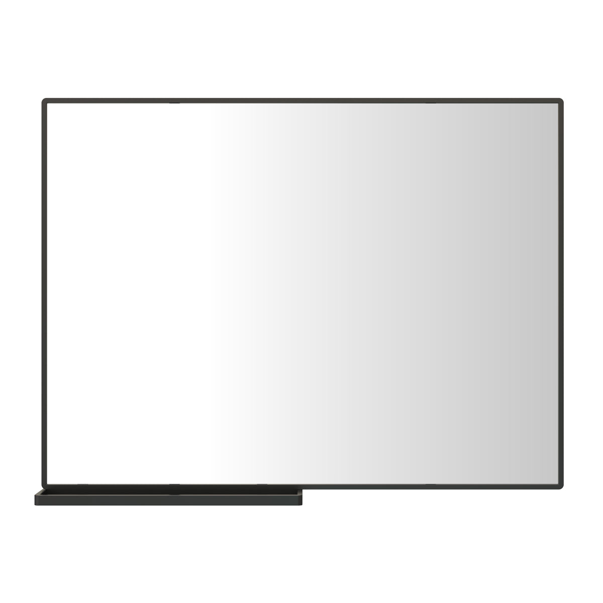 40x30” Rectangular Bathroom Mirror with Storage Rack