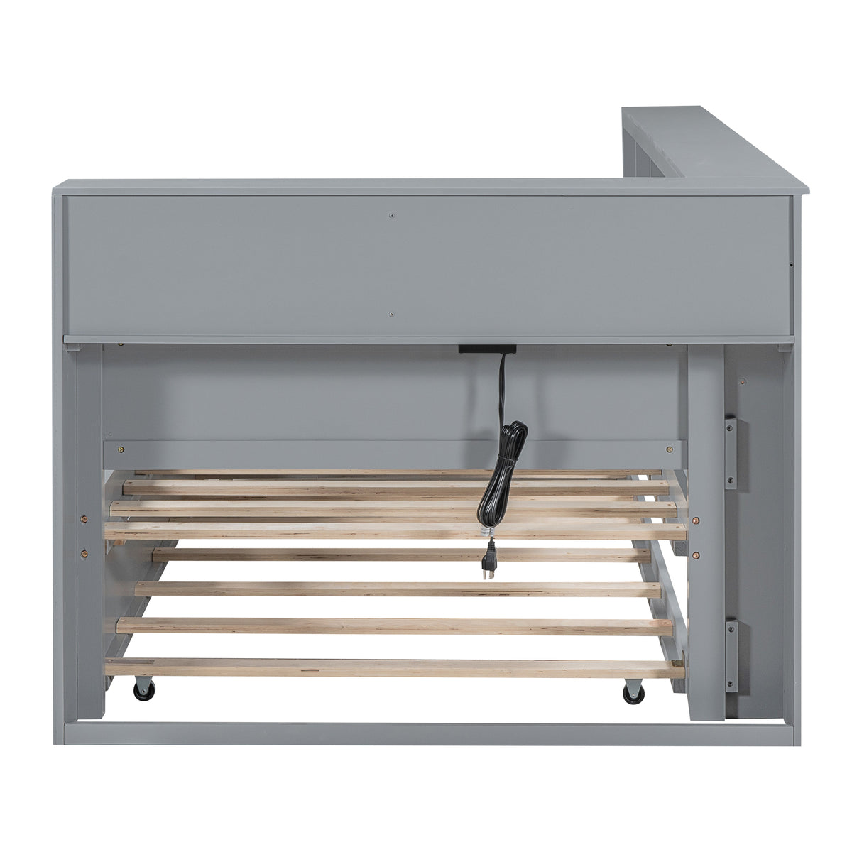 Wooden Twin Daybed Gray