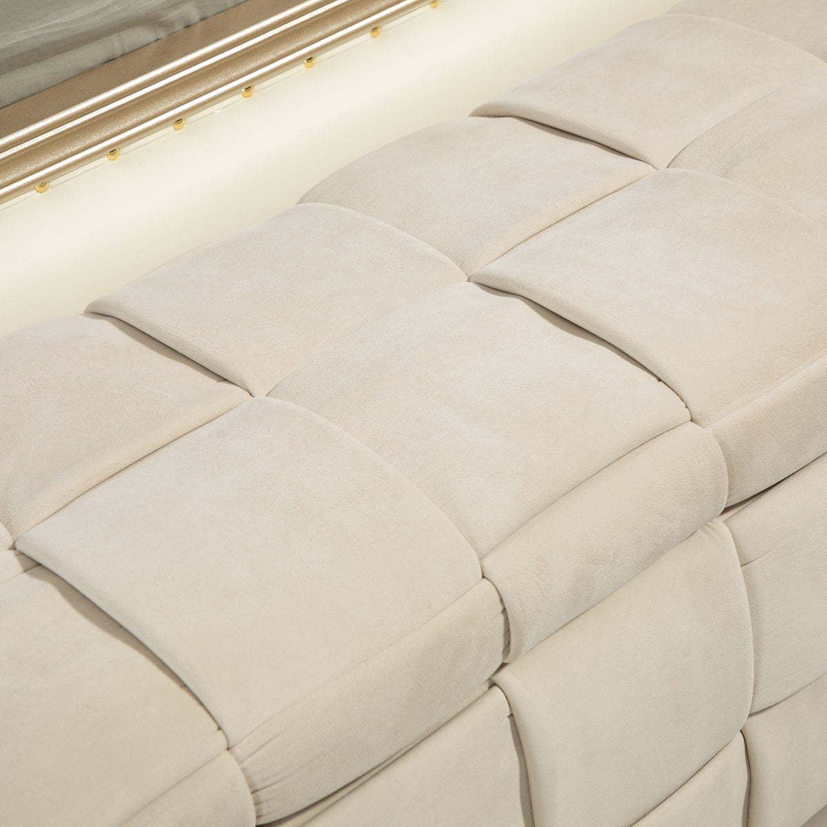 Ottoman Stool Beige