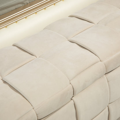 Ottoman Stool Beige
