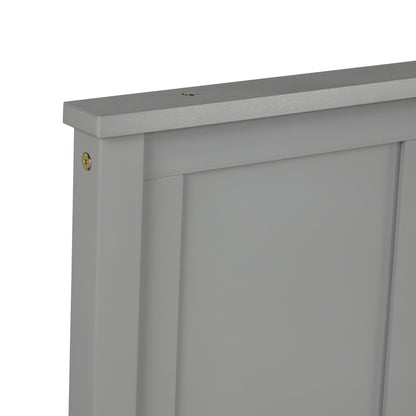 Twin Storage Bed Gray