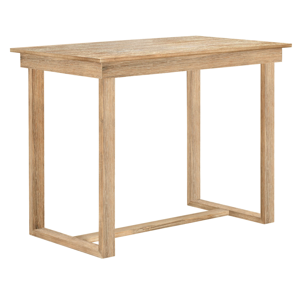 Farmhouse Counter Dining Set (5 pcs) – Brown & Beige
