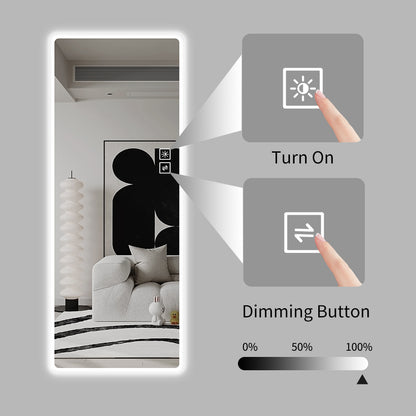 Full-Length LED Vanity Mirror – Wall Mounted