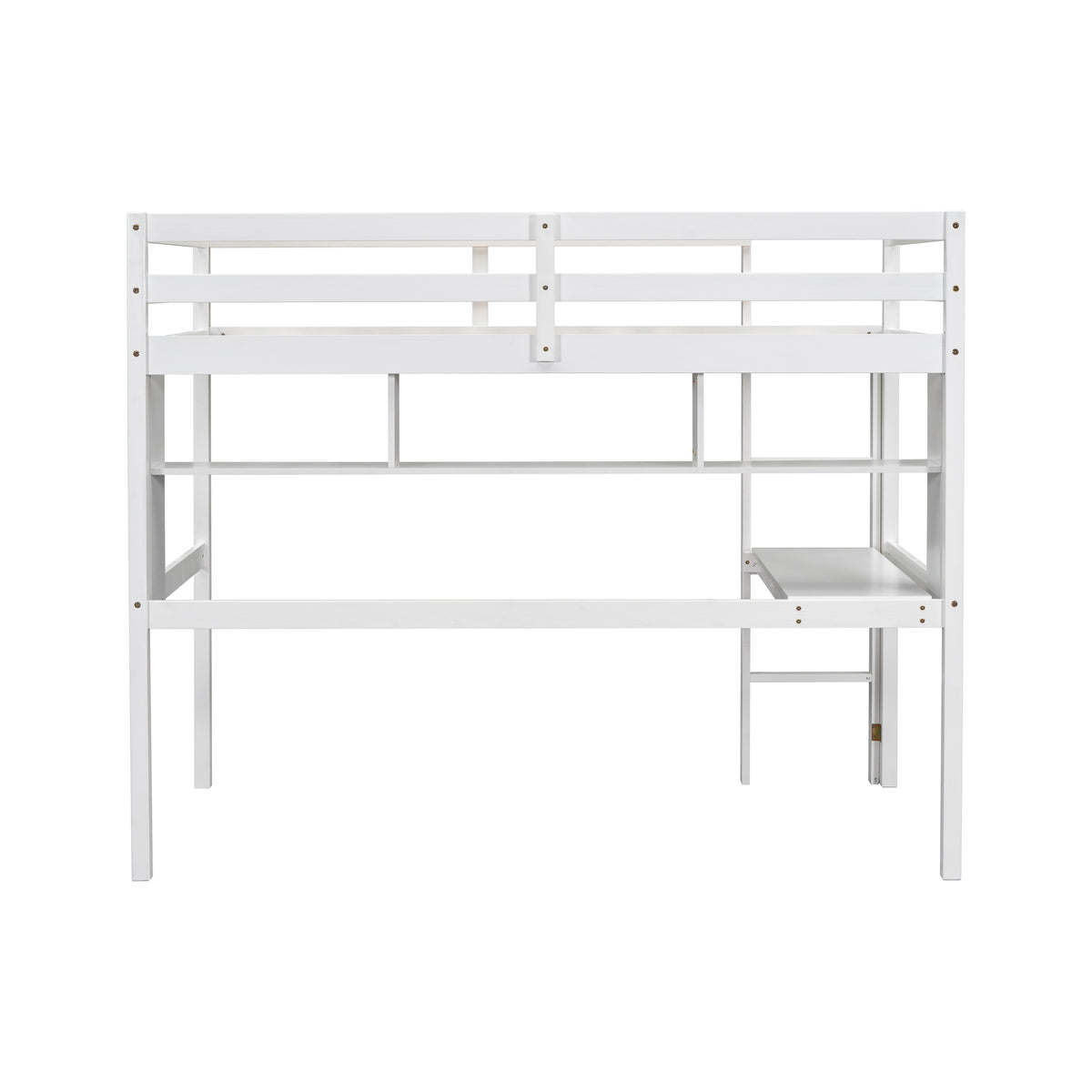 Twin Loft Bed White