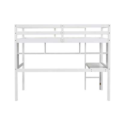 Twin Loft Bed White