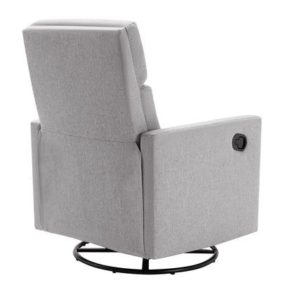 Upholstered Rocker Chair Gray