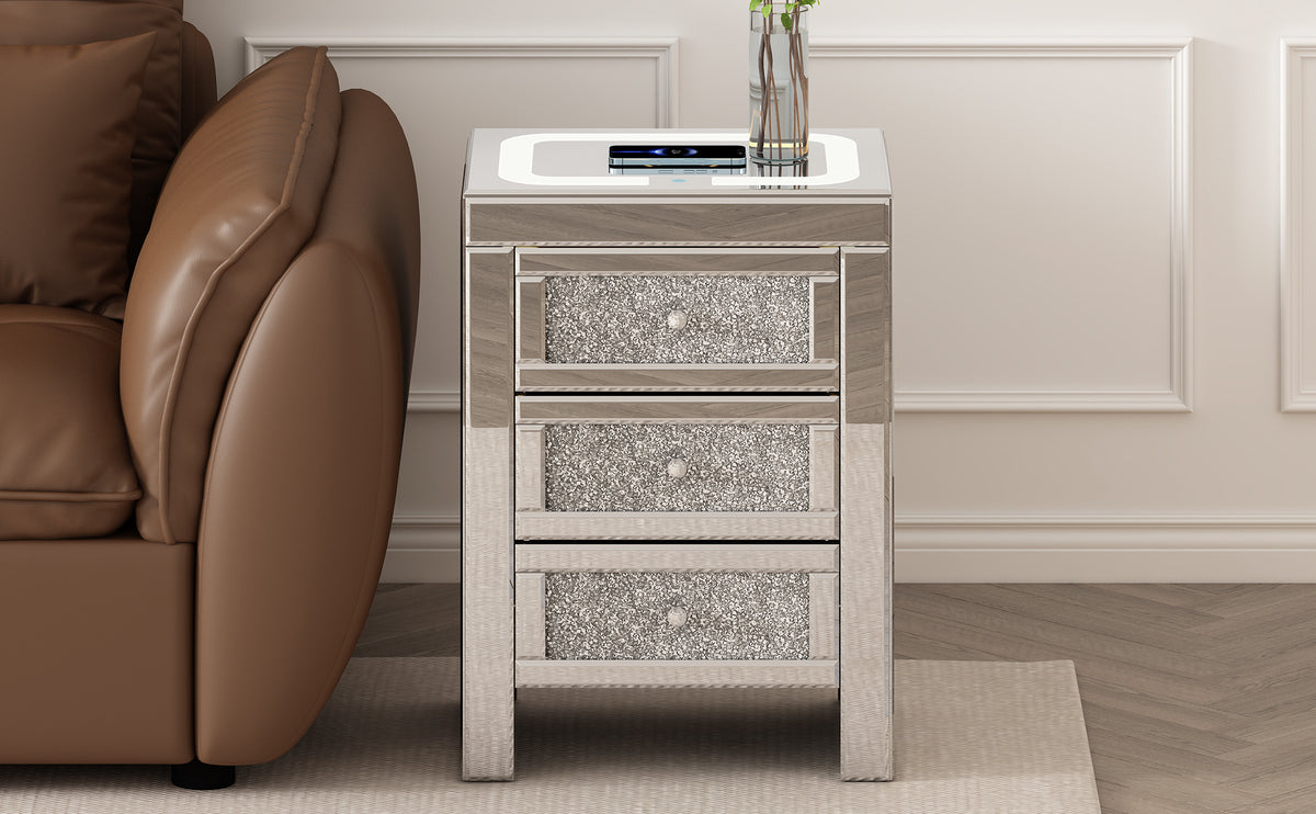 Silver Mirror Coffee Table