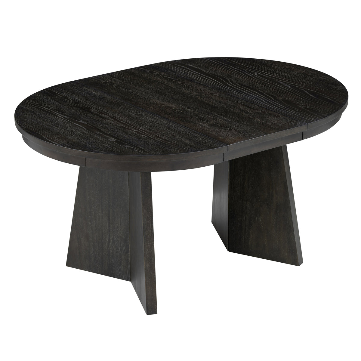 Retro Dining Set (5 pcs) – Espresso Finish