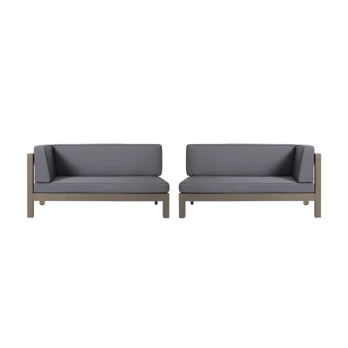 Brava Acacia Corner Bench Set