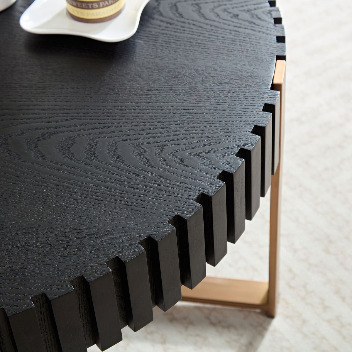Drum Coffee Table Black