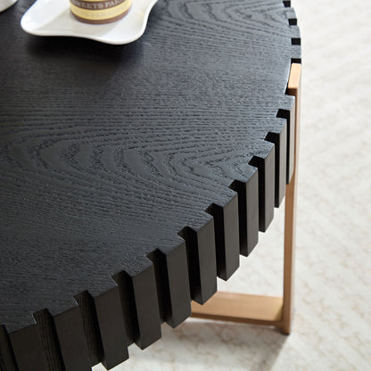 Drum Coffee Table Black
