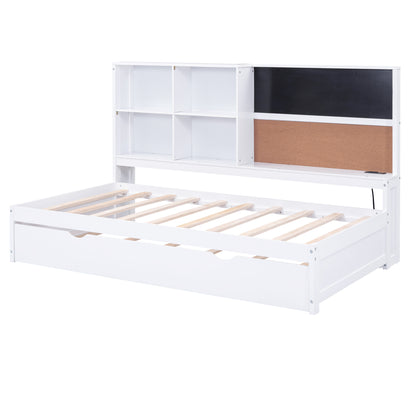 Twin Daybed with Storage White