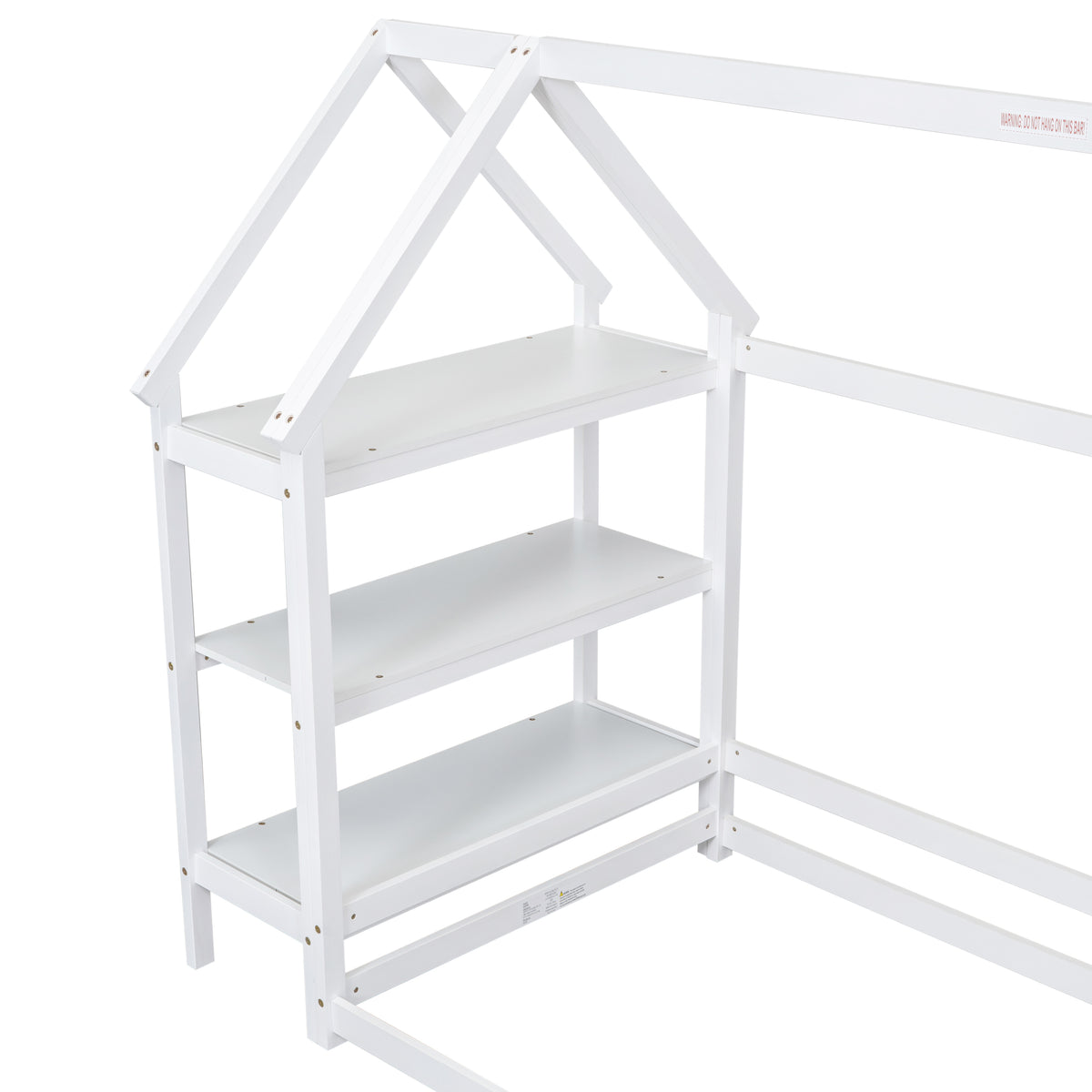 Twin House Bed White