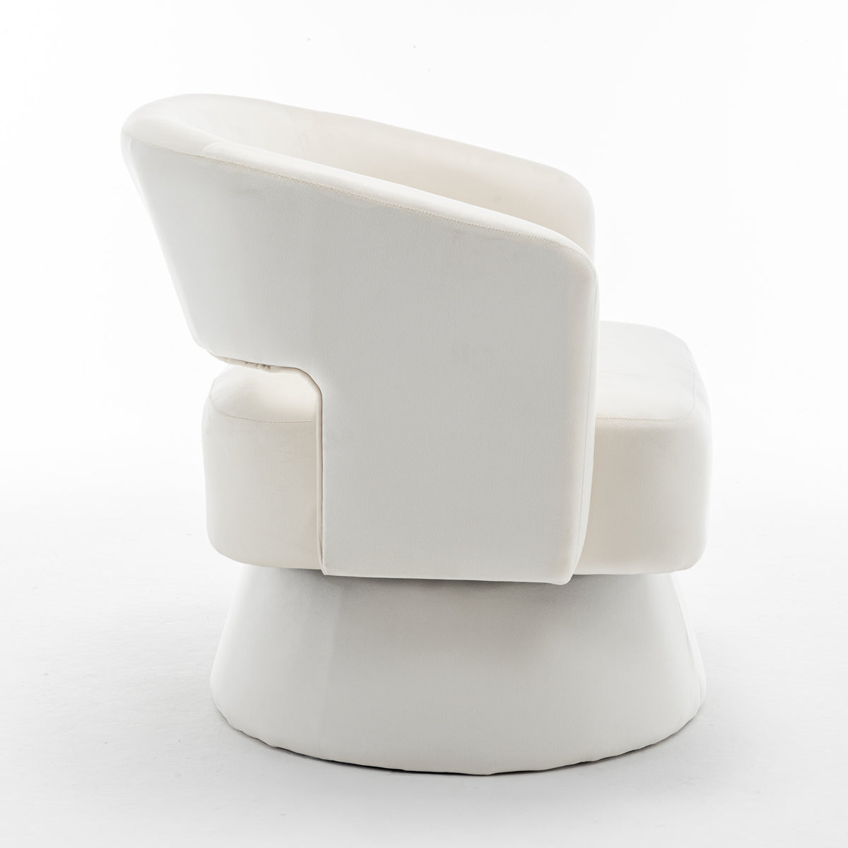 Velvet Swivel Club Chair