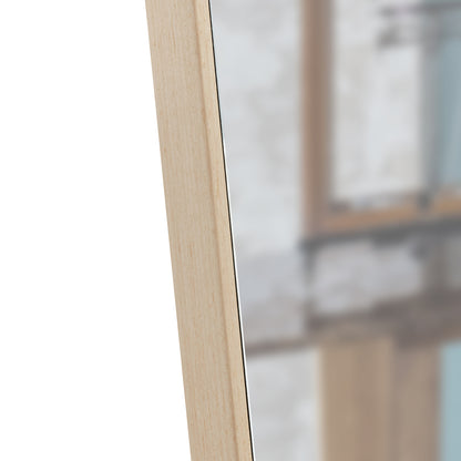 Solid Oak Vanity Mirror Set (3 pcs)