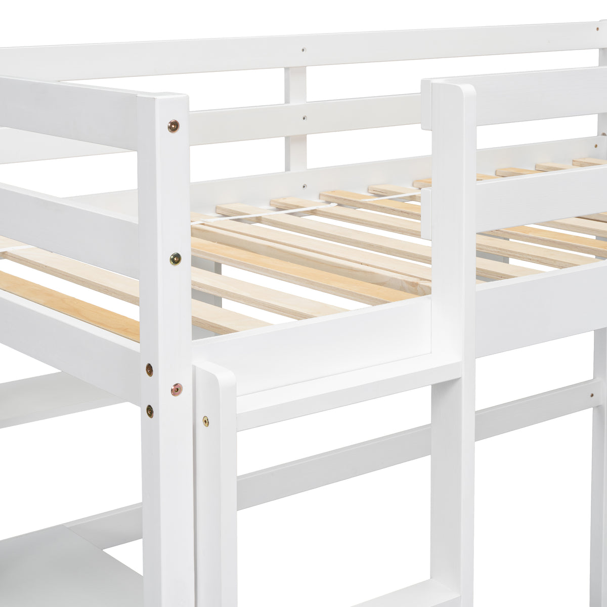 Twin Loft Bed White