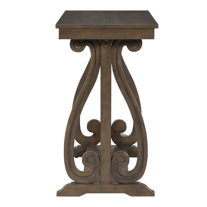 Walnut Farmhouse Console Table – 48”