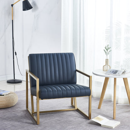 Modern PU Leather Dining Chair Black