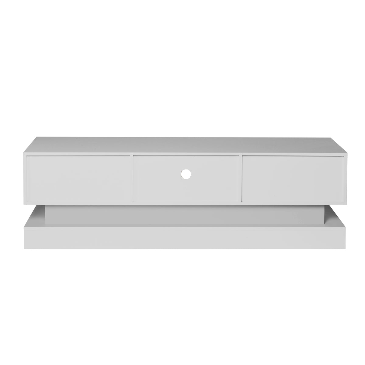White LED TV Stand High Gloss