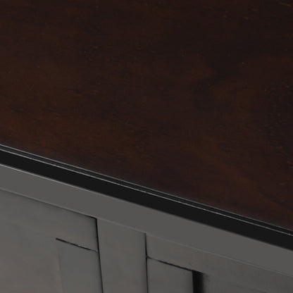 Console Table with Drawers Espresso
