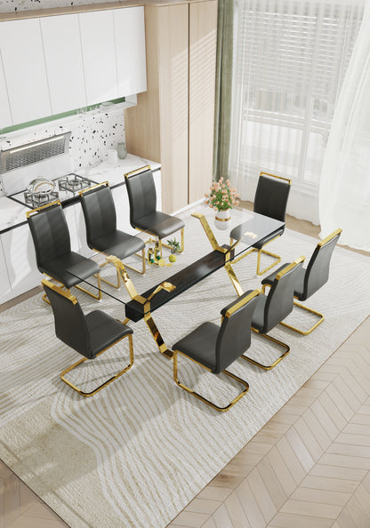 Tempered Glass Dining Table