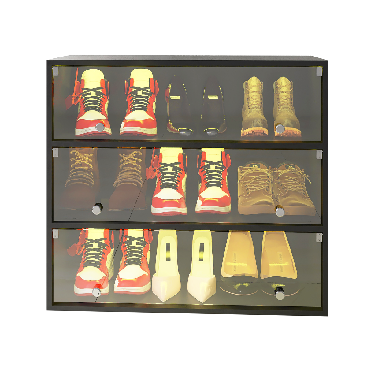 LED Illuminated Shoe Storage Case