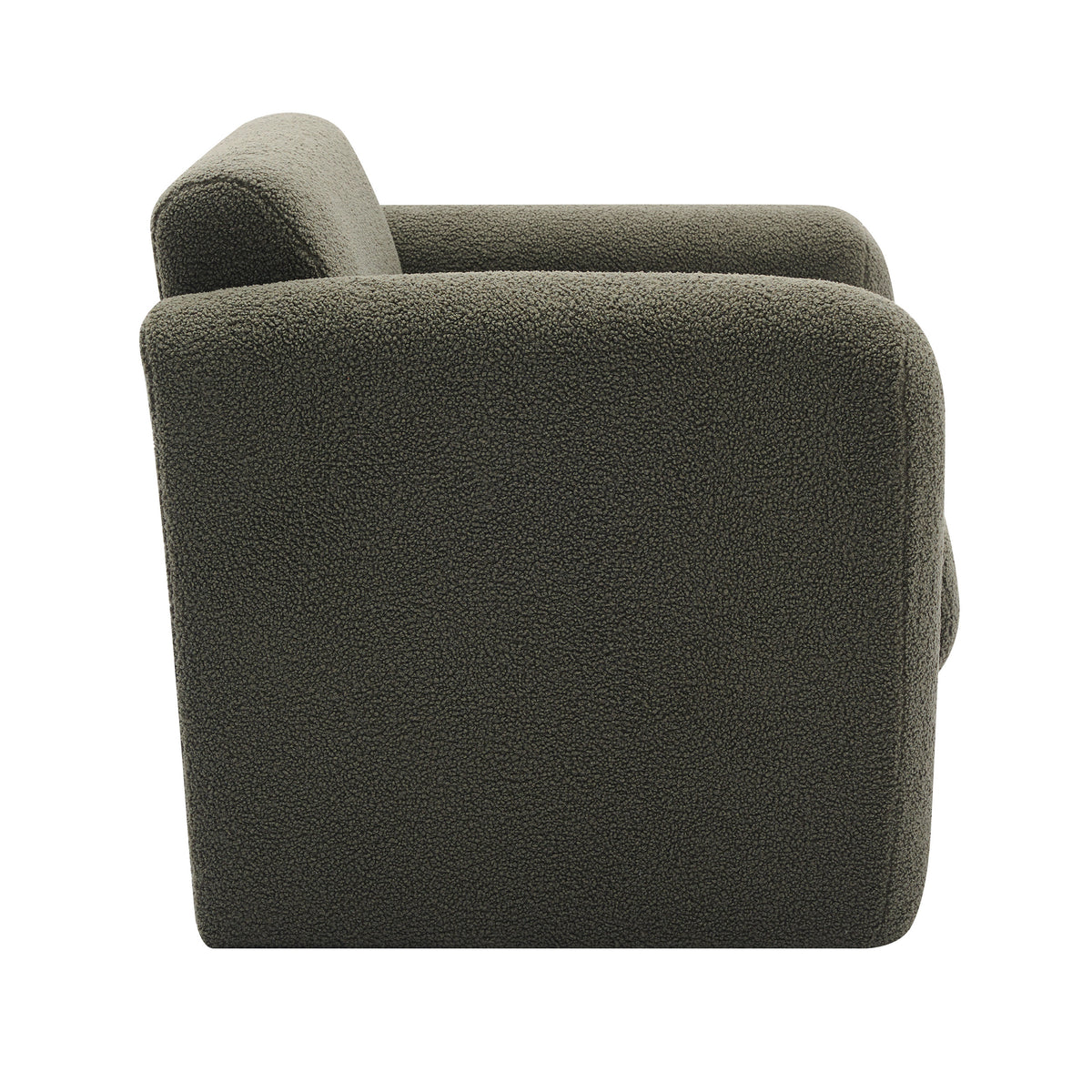 Sheepskin Armchair in Seaweed Green