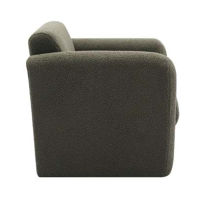 Sheepskin Armchair in Seaweed Green