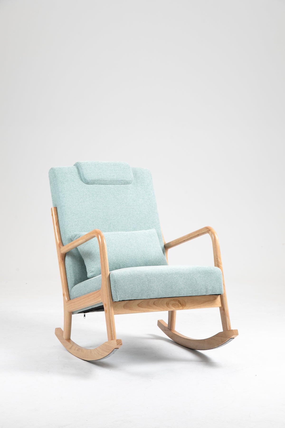 Upholstered Rocking Chair Brown
