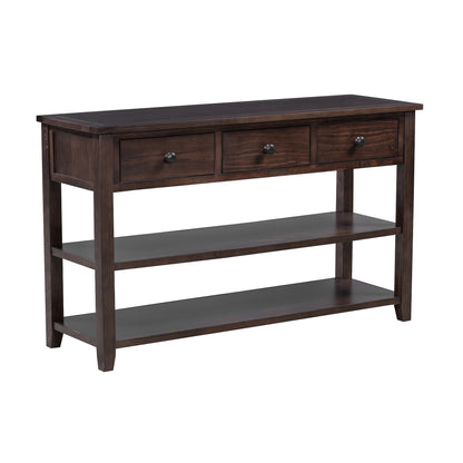 Retro Console Table Pine