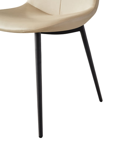 PU Leather Dining Chair Set (2 pcs) – Soft Cushion