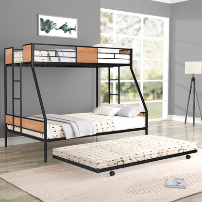 Metal Twin over Full Bunk Bed White