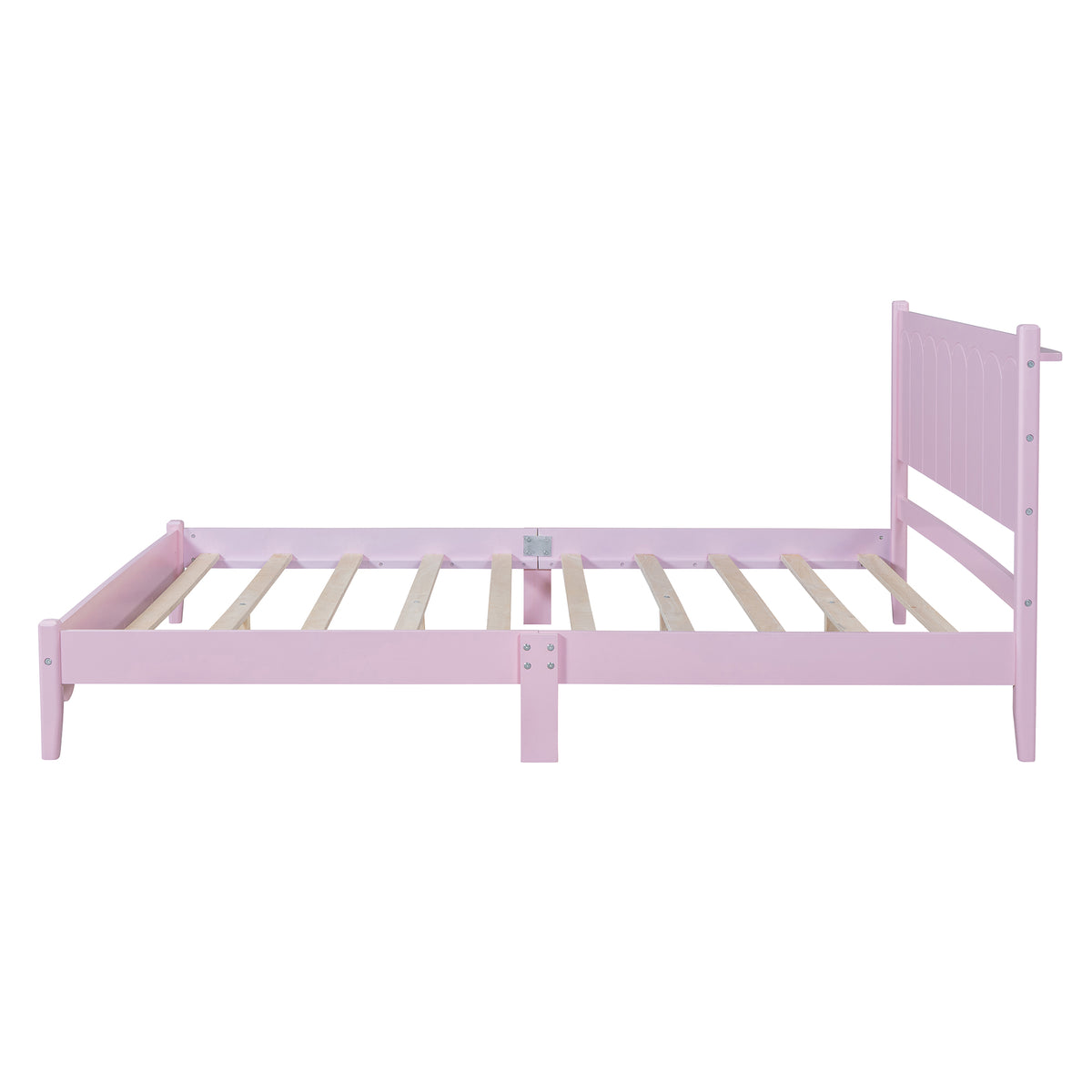 Queen Platform Bed Pink