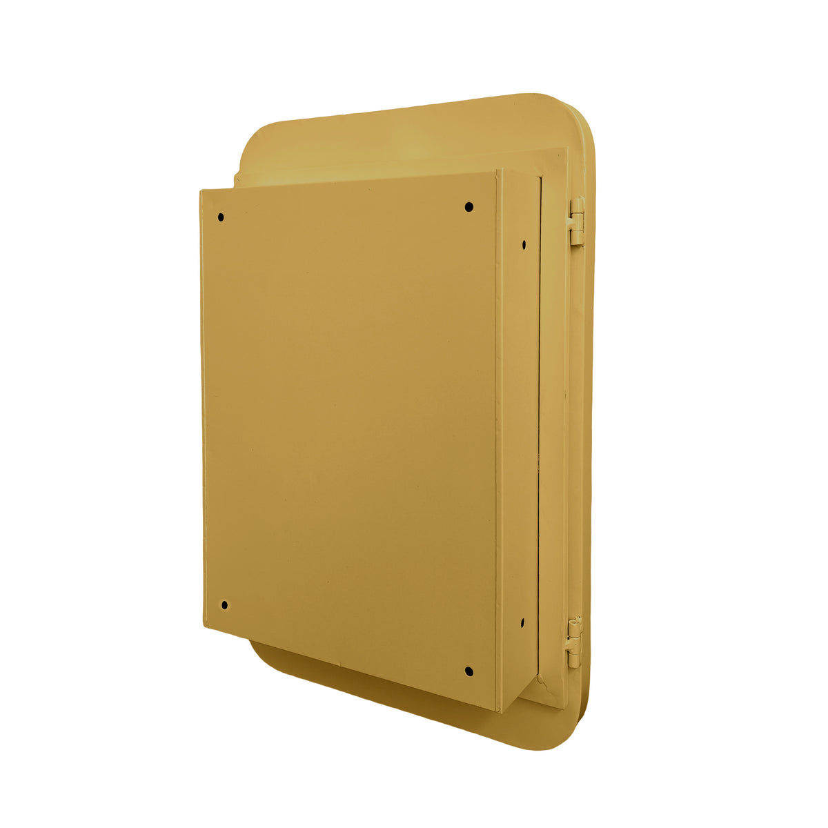 Matte Gold Metal Medicine Cabinet