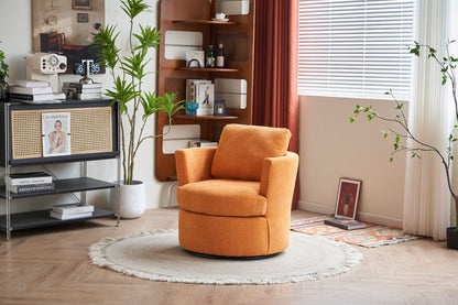360° Swivel Club Chair Yellow