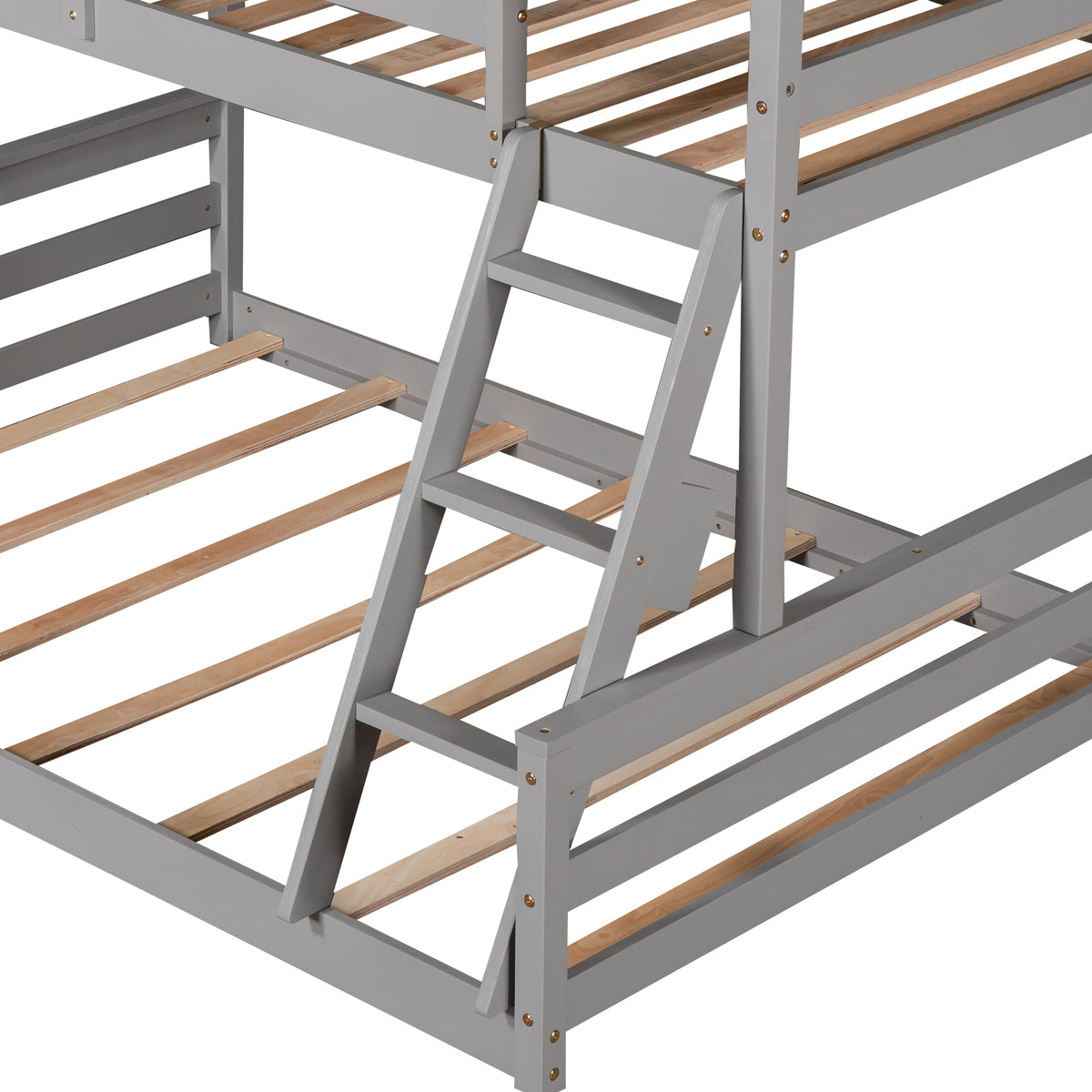 Full Bunk Bed Gray