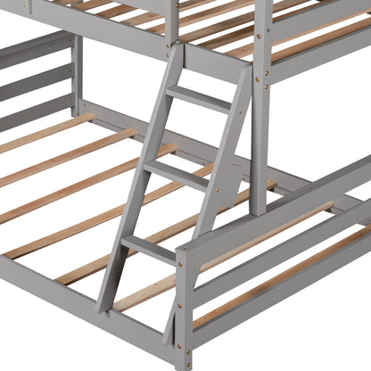 Full Bunk Bed Gray